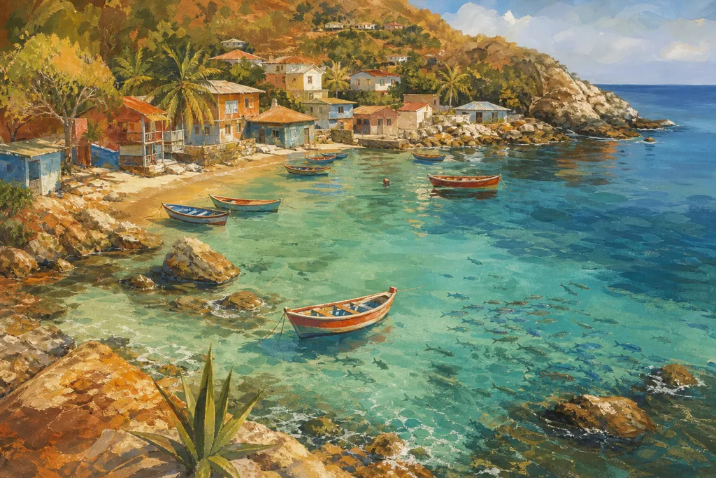 Illustration peinte : Plongée et snorkeling