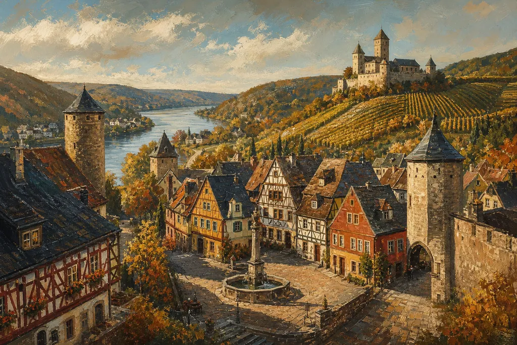 Illustration peinte : Allemagne