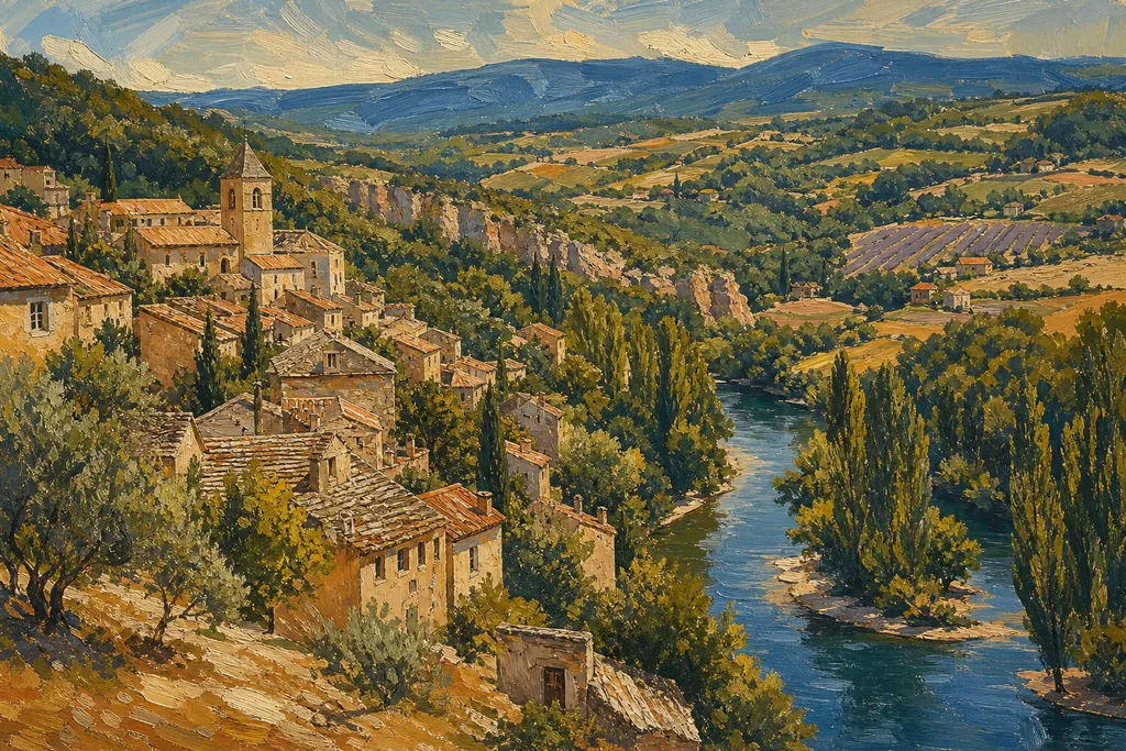 Illustration peinte : France