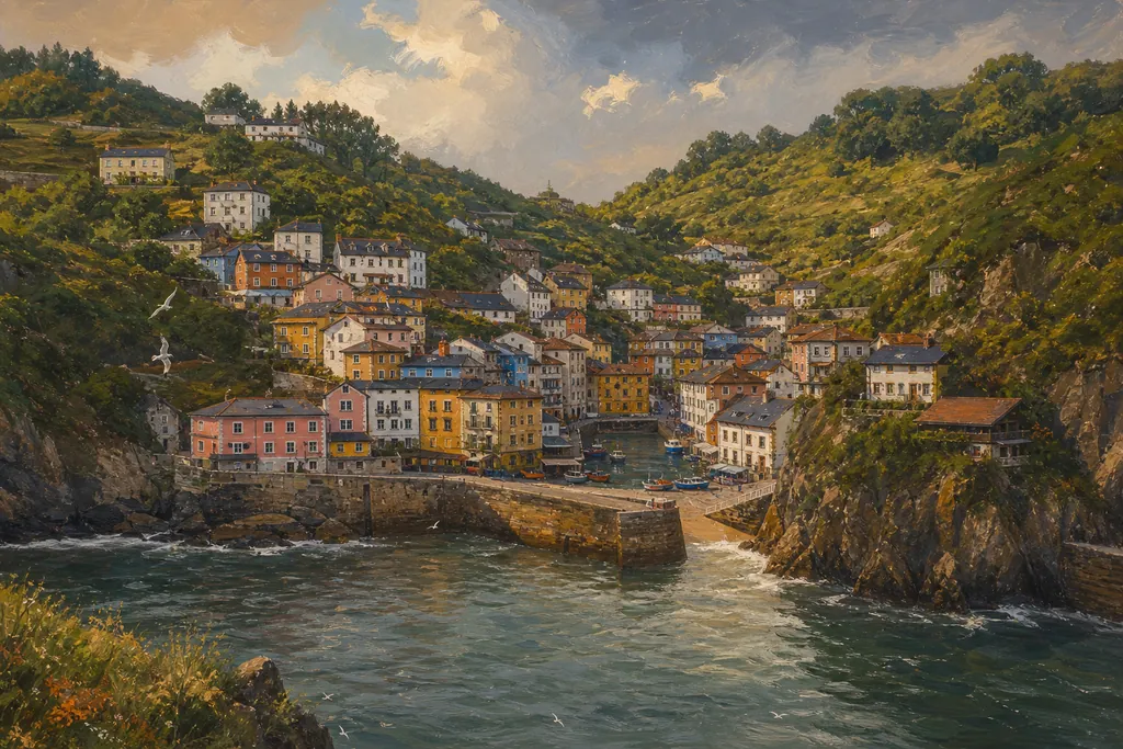 Illustration peinte : Asturies