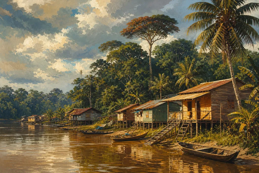 Illustration peinte : Guyane