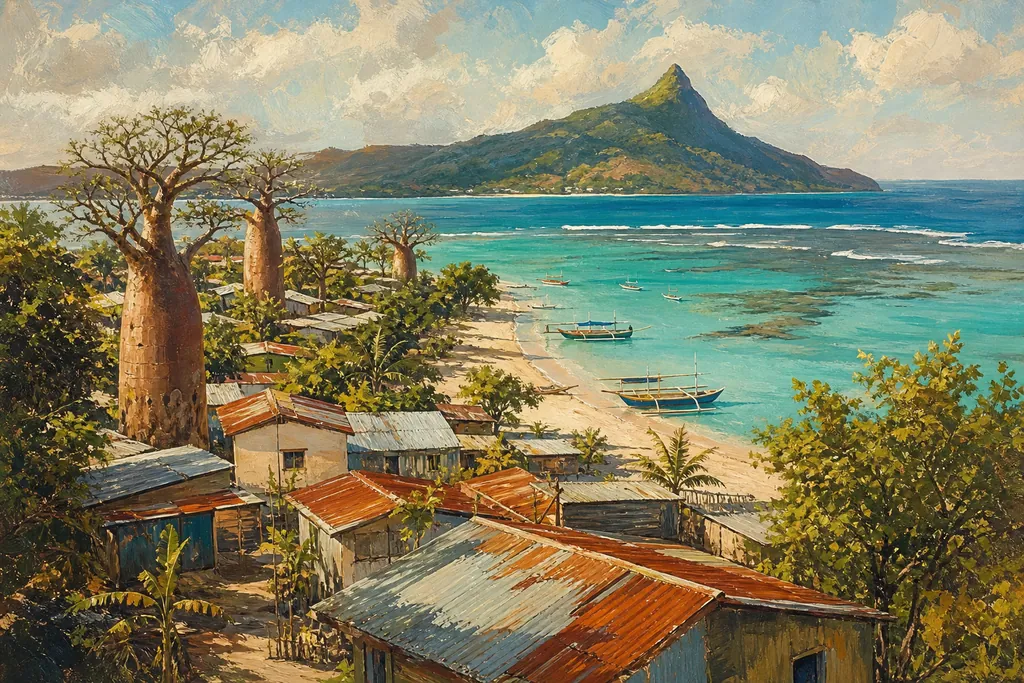 Illustration peinte : Mayotte