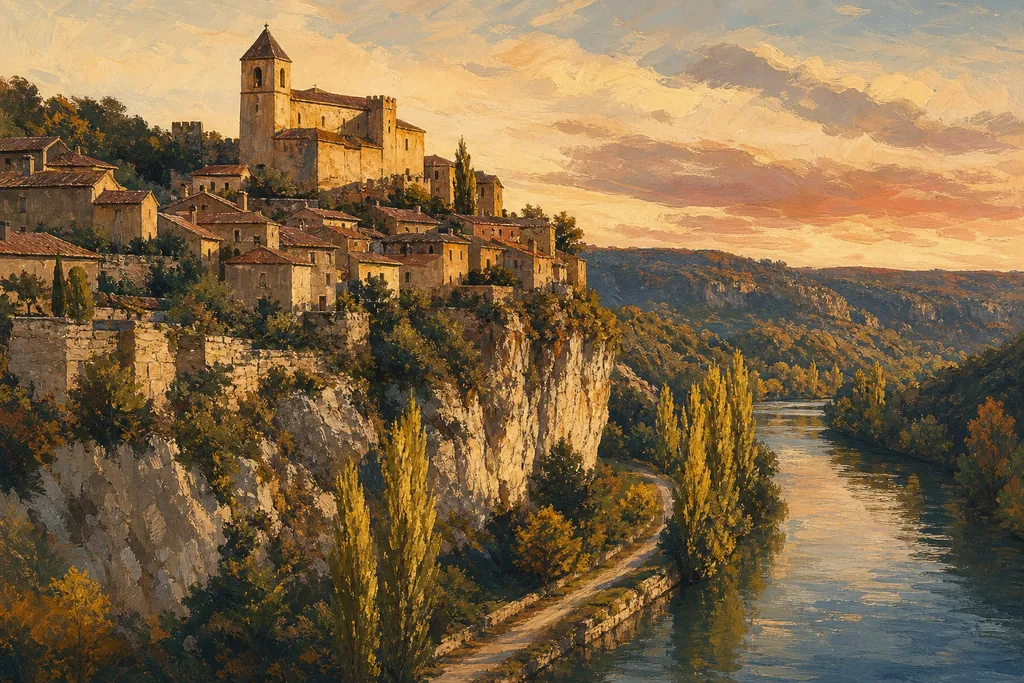 Illustration peinte : Occitanie