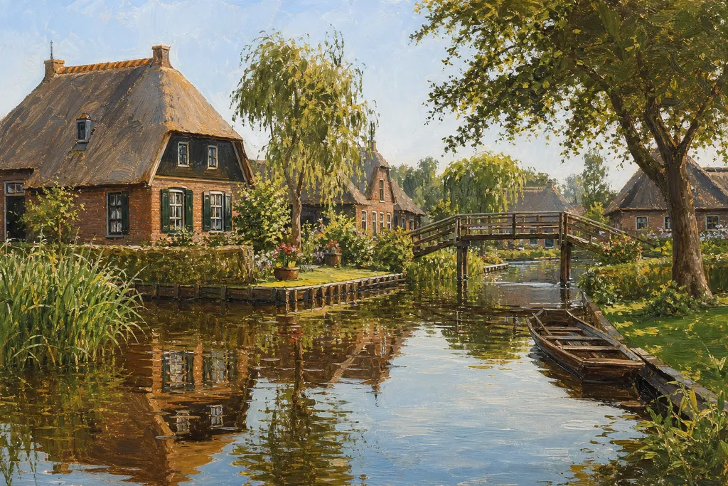 Illustration peinte : Overijssel
