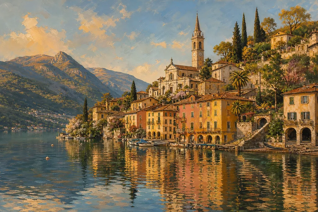 Illustration peinte : Tessin